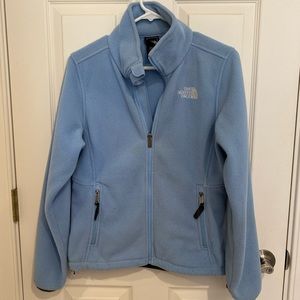 Blue women's north face fleece